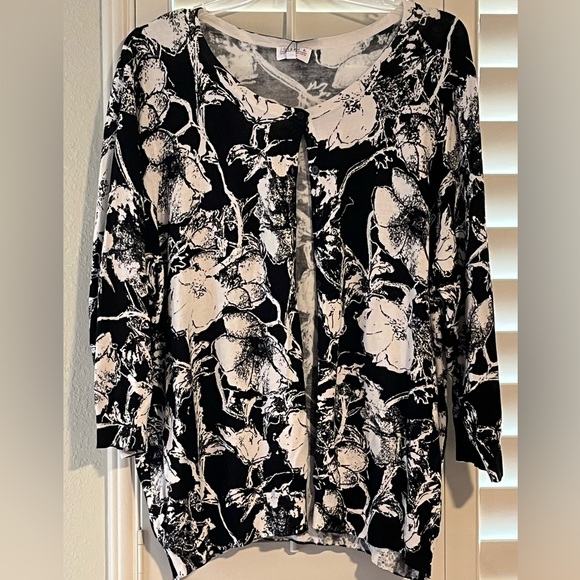 Joseph A Vintage Y2K 90s Black Silk Big